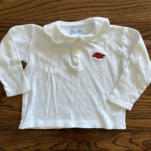 Vive La Fete Arkansas Razorbacks Peter Pan Collar Gameday Shirt